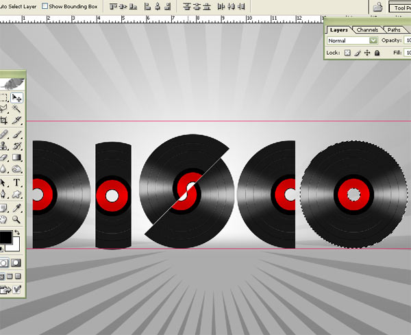 How to Create Record Disc Wallpaper 12